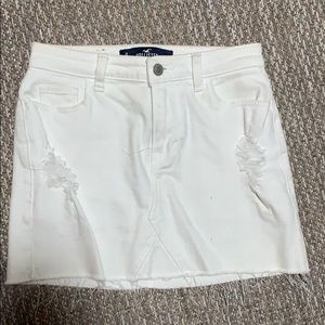 Hollister High Rise Jean Skirt
